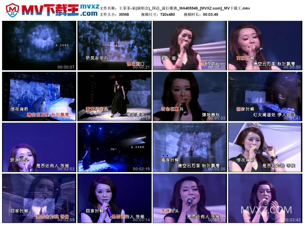 王菲菲-家(演唱会)_国语_流行歌曲_MA405549